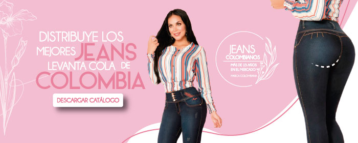 Jeans Colombianos levanta cola - Jeans de moda para mujer al por mayor